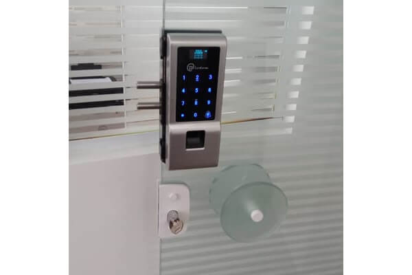 Fechadura Biométrica para Porta de Vidro