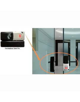 Fechadura Digital para Porta de Vidro